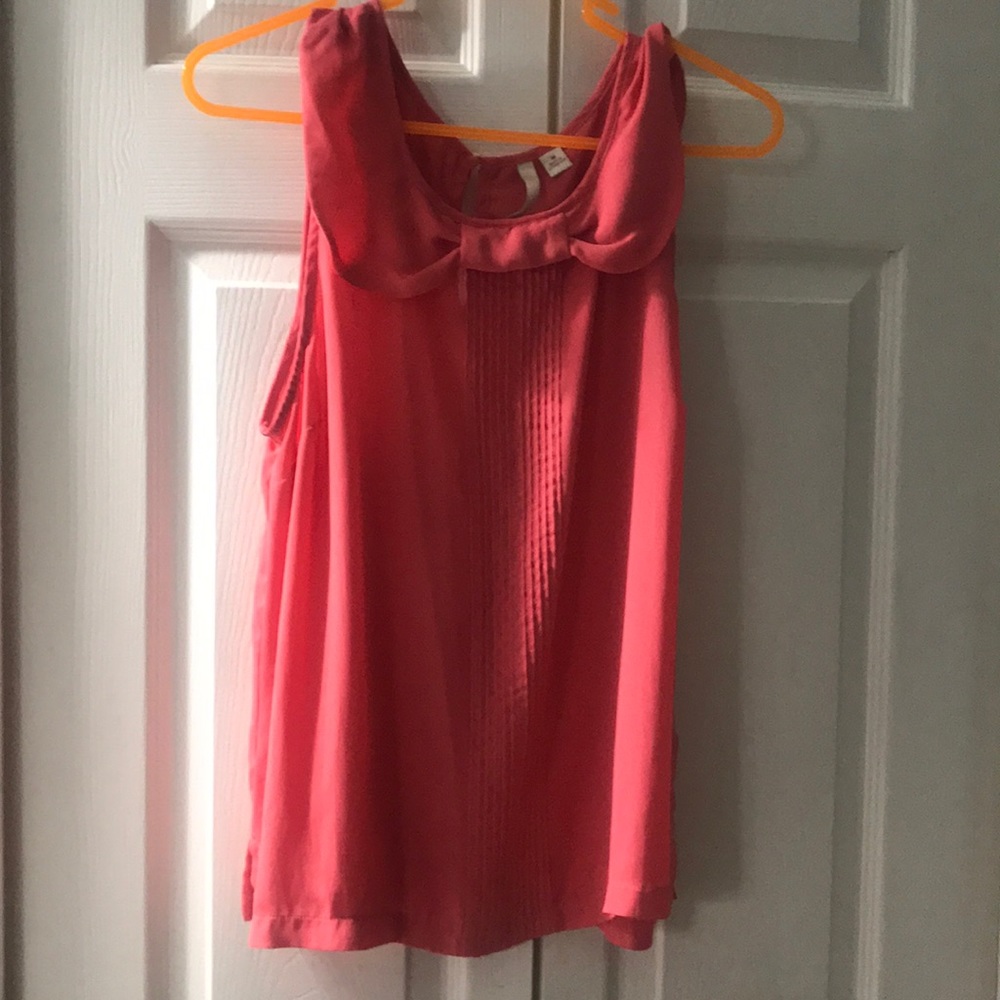 Beautiful coral blouse!